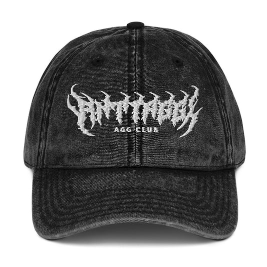 HAMMER DROP DISTRESSED DAD HAT image 0