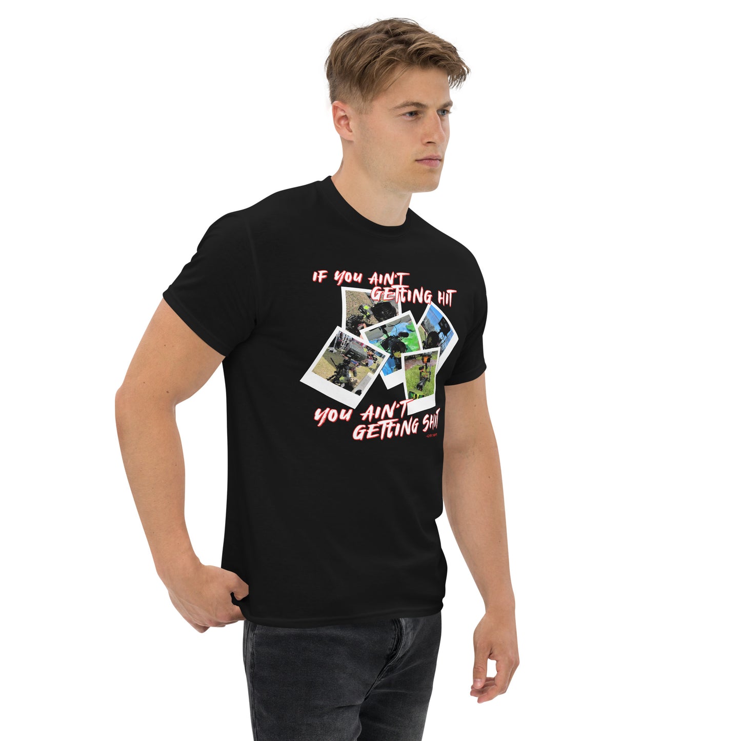 AIN'T GETTING HIT TEE image 2