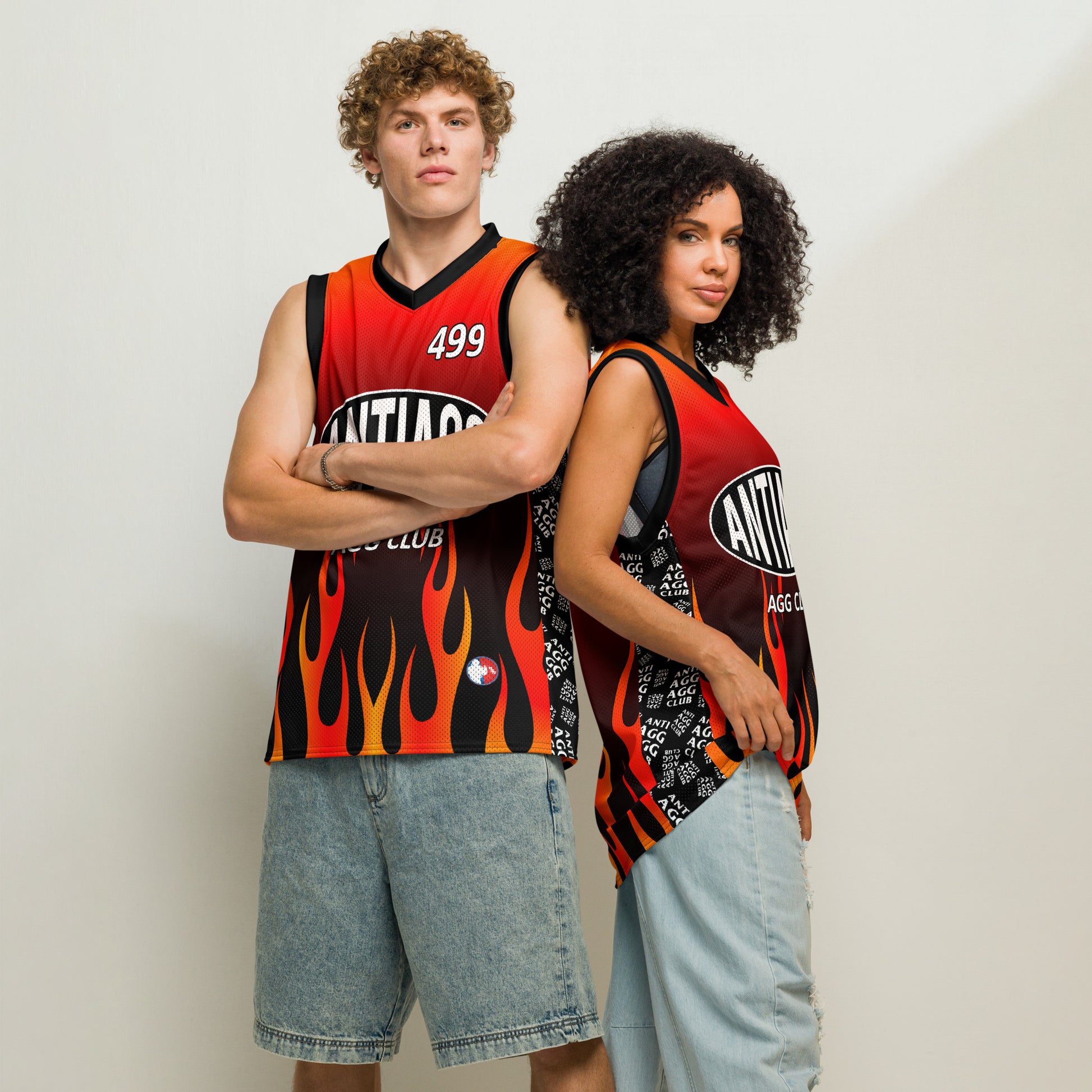 HOT FIRE BASKETBALL JERSEY image 3